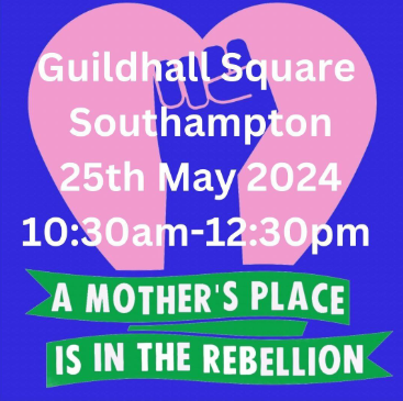poster for Mothers' rebellion event
