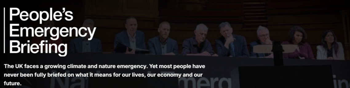 People’s Emergency Briefing poster