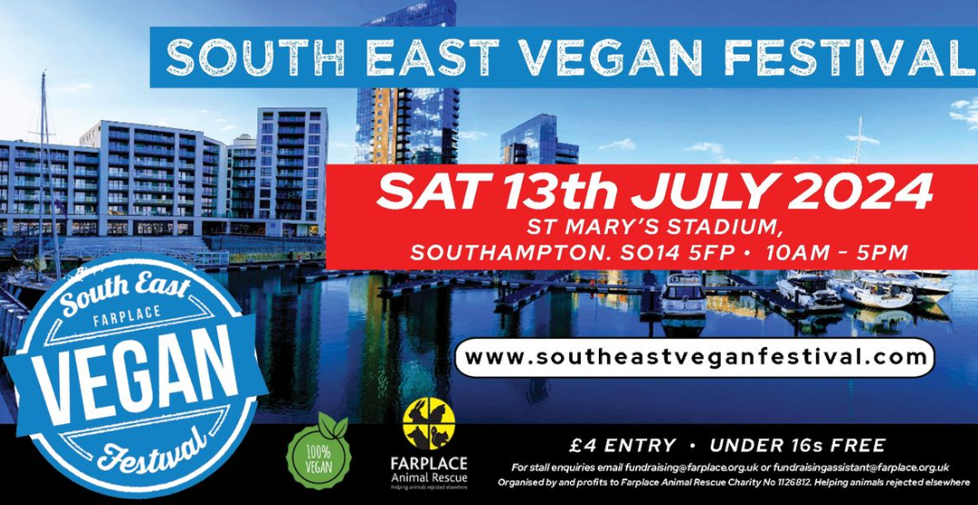 Poster advertising vegan festival