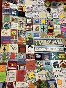 Warmer Homes Quilt Presentation, Brockenhurst November 18th 2023