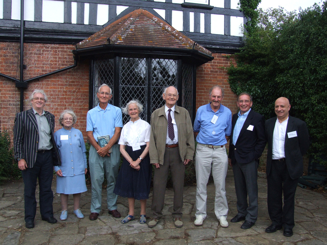 Some of the veterans outside The Firs