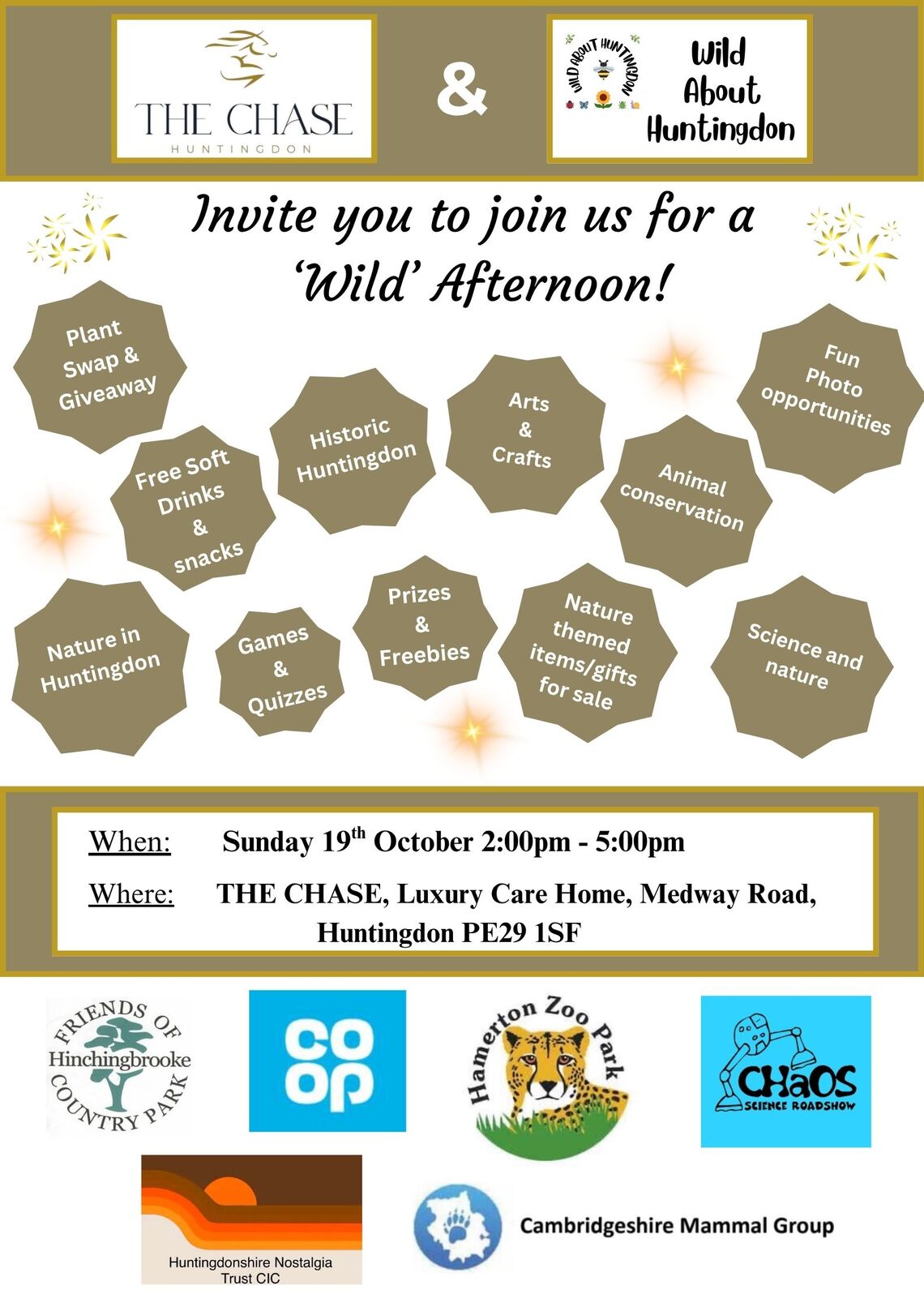 Chase 1st event poster