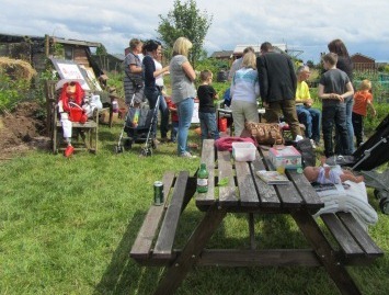 Open Day 2014 Visitors enjoy the stalls