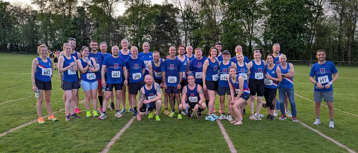 York Postal Harriers at a York Road Race League race